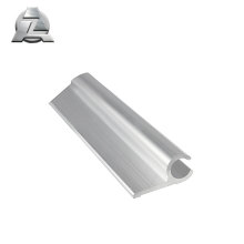 ZJD-KE2427 carpa de aluminio perfil de vía de carril keder